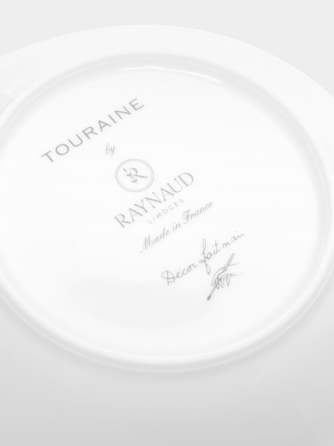 Raynaud - Touraine Hand-Painted Porcelain Soup Plate -  - ABASK