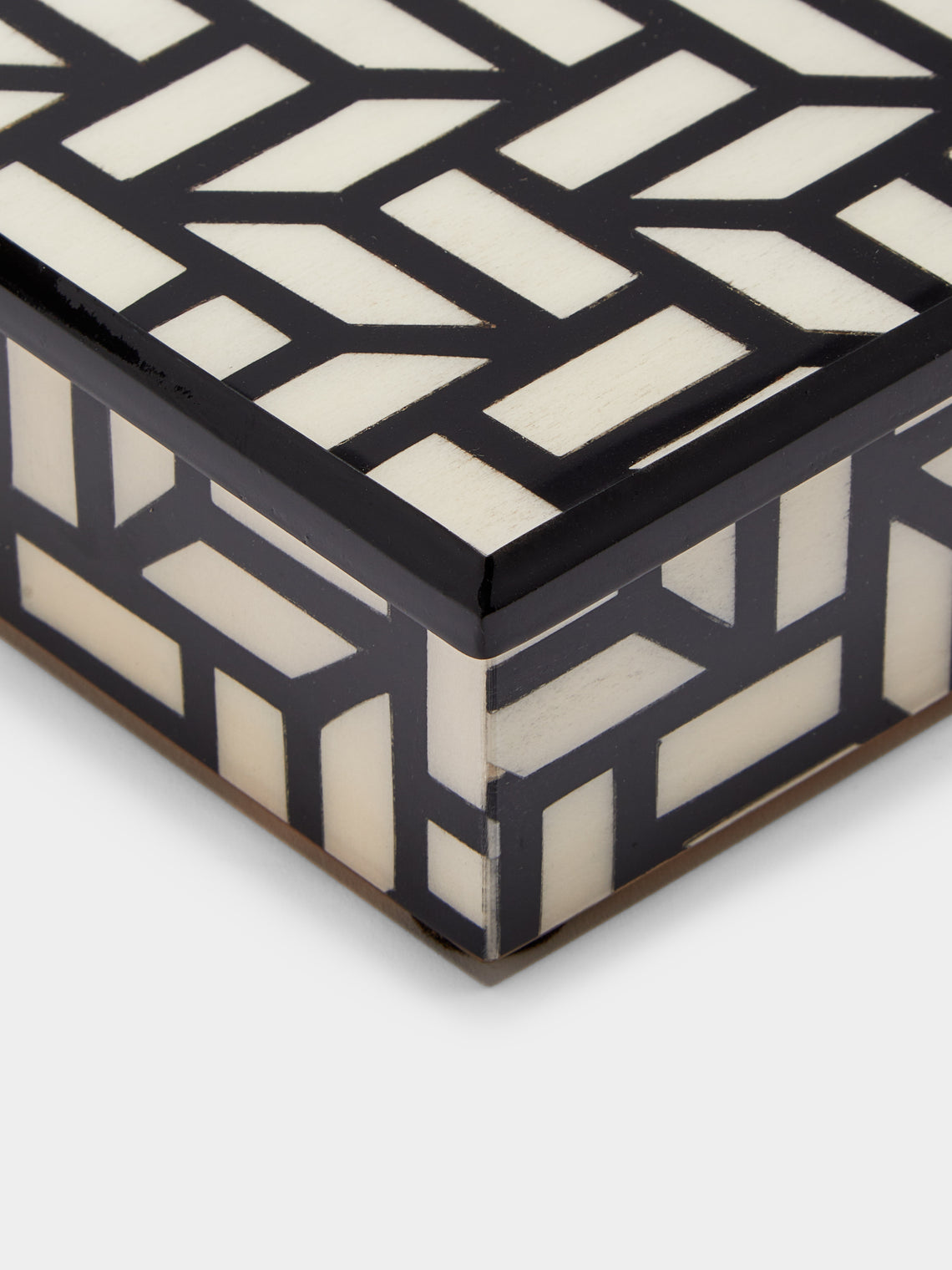 Biagio Barile - Geometric Wood Inlay Box -  - ABASK