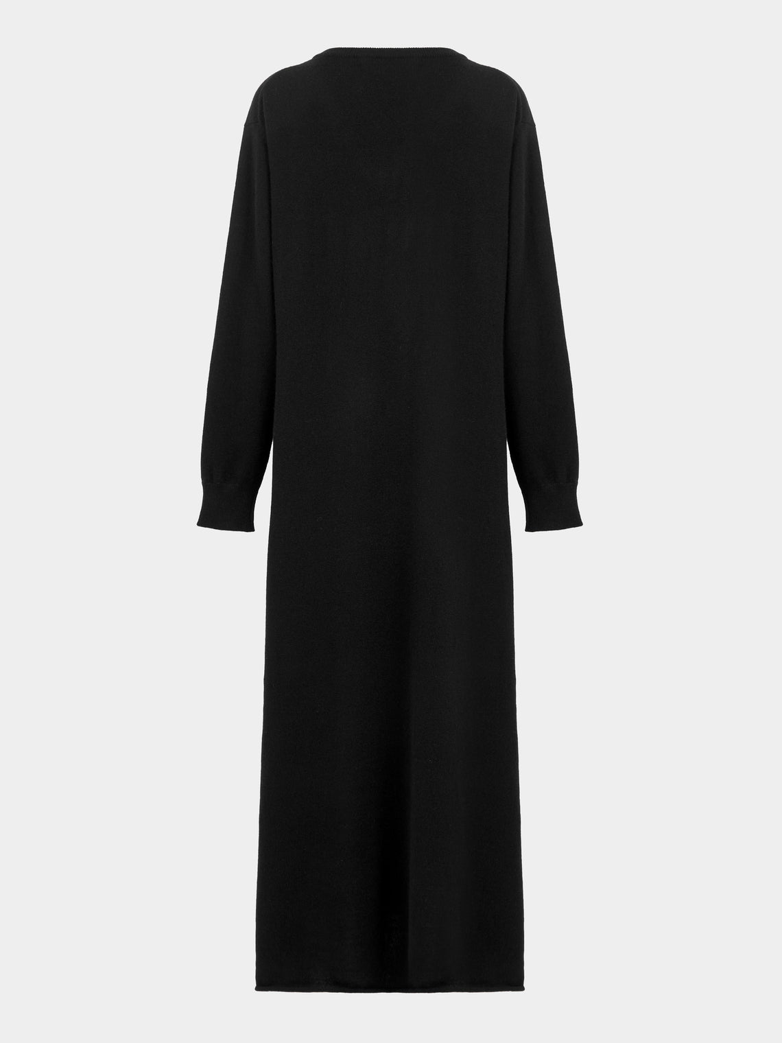 Ryan Roche - Cashmere V-Neck Long Dress | Size: S -  - ABASK