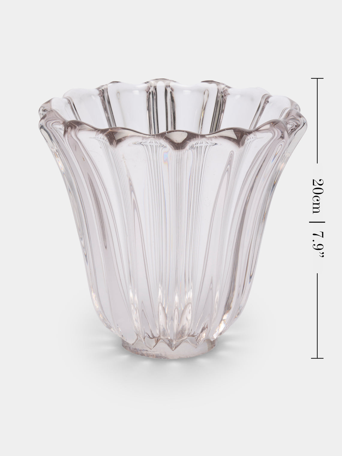 Antique and Vintage - 1930s Daum Crystal Vase -  - ABASK