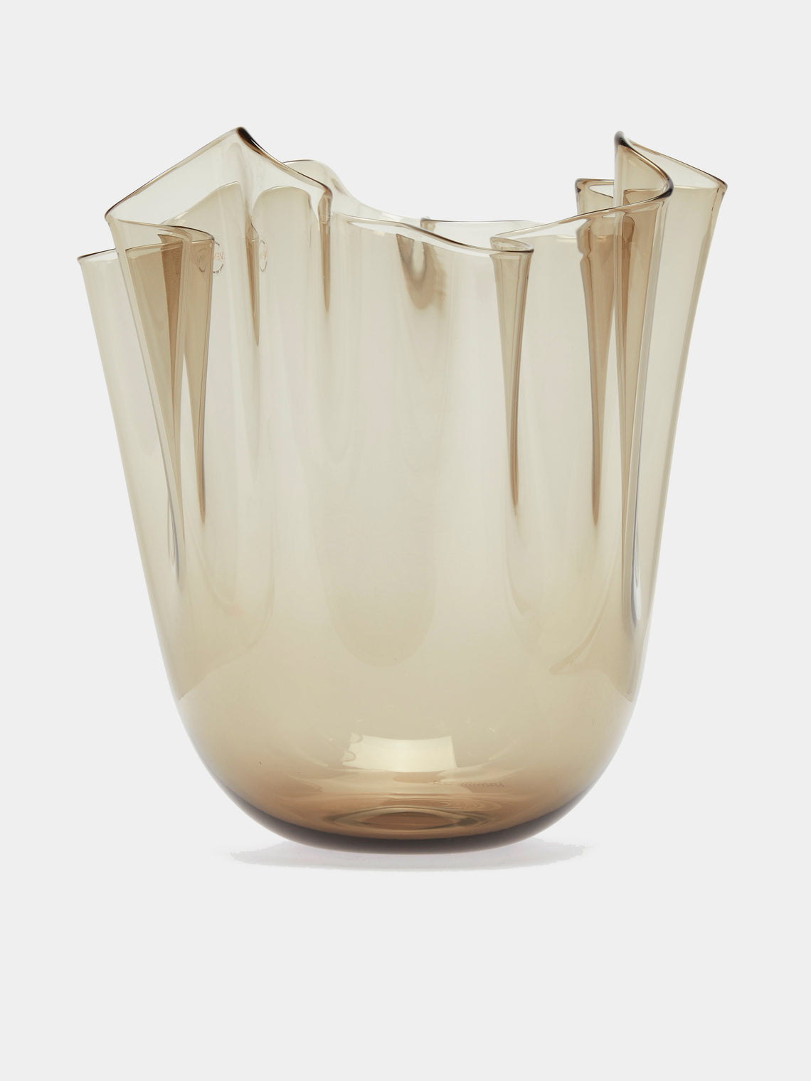 Venini - Fazzoletto Hand-Blown Murano Glass Medium Vase -  - ABASK - 