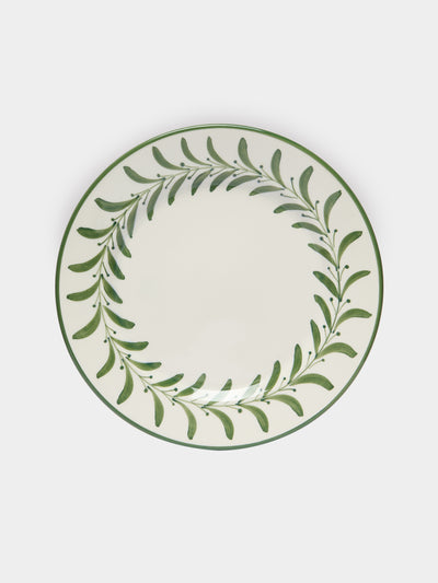 CasaLatina - Helecho Hand-Painted Ceramic Dinner Plates (Set of 4) -  - ABASK - 