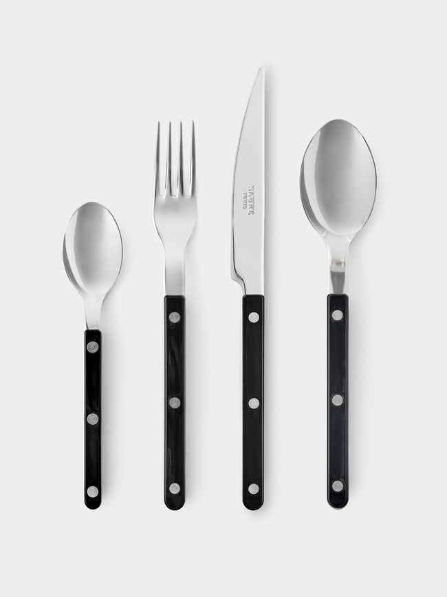 Sabre - Bistrot Dinner Cutlery (Set of 4) - Black - ABASK - 