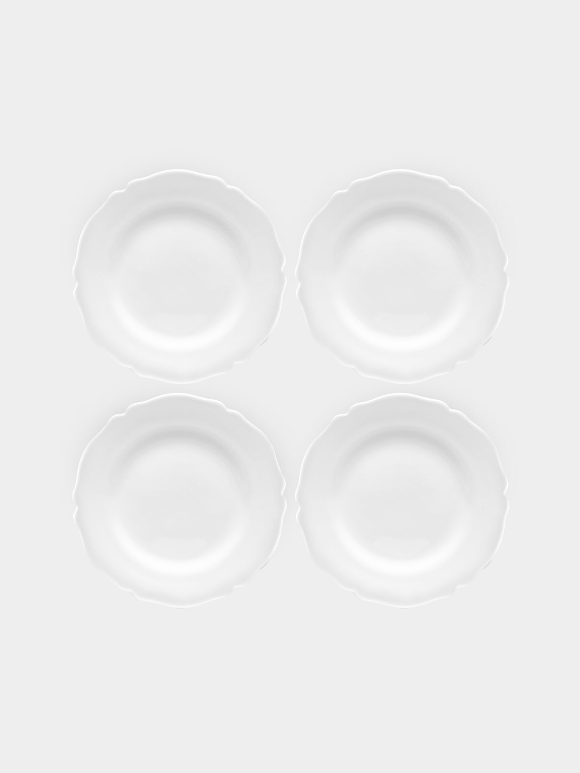 Bourg Joly Malicorne - Festons Ceramic Dessert Plates (Set of 4) -  - ABASK