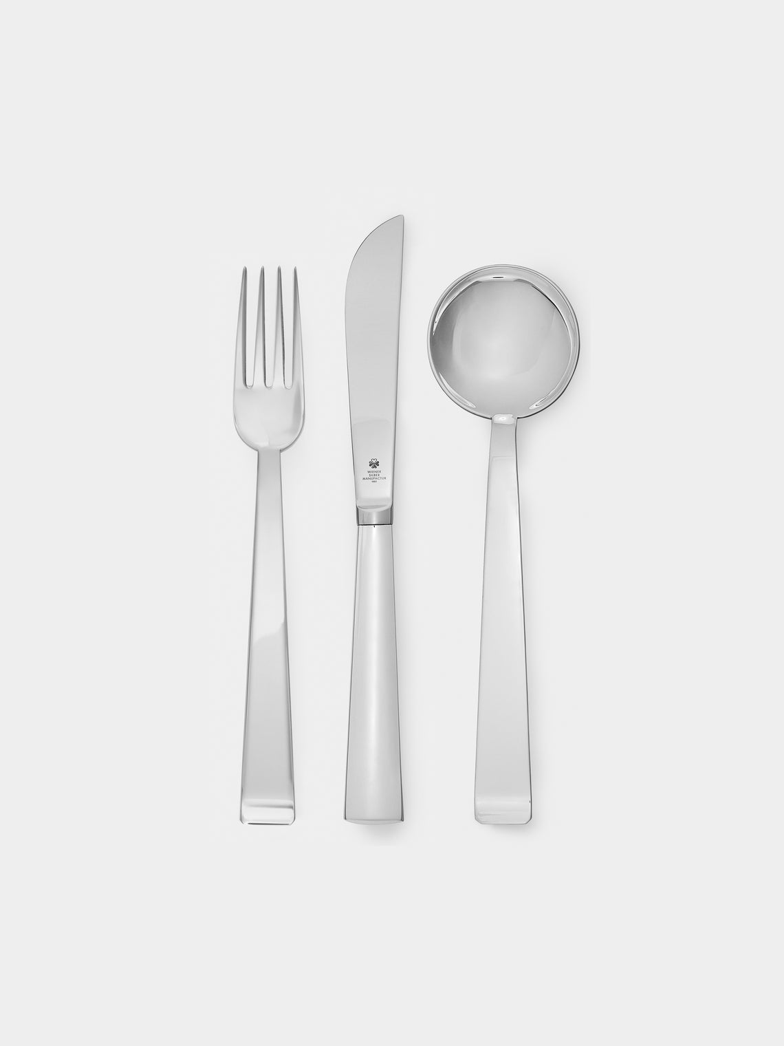 Wiener Silber Manufactur - Josef Hoffmann 135 Silver-Plated Dessert Cutlery (Set of 3) -  - ABASK - 