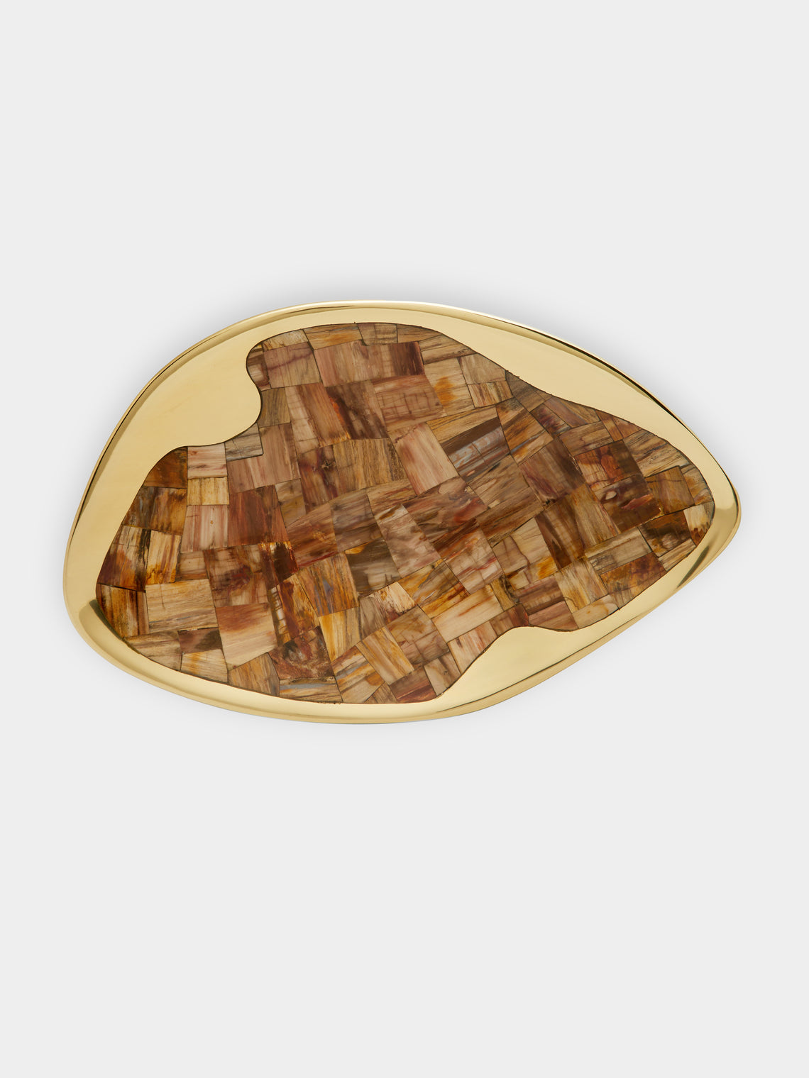 Viya - Vista Brass and Semi-Precious Stone Medium Bowl -  - ABASK