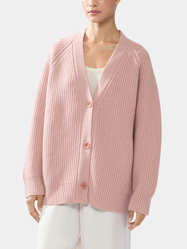 Ryan Roche - Cashmere Oversized Cardigan | Size: S -  - ABASK