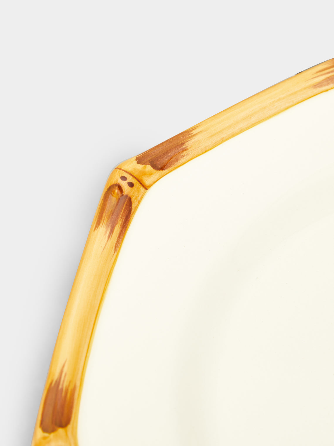 Este Ceramiche - Bamboo Hand-Painted Ceramic Dinner Plates (Set of 4) -  - ABASK