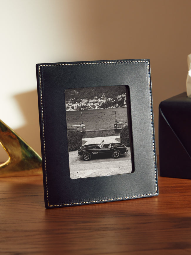 Oscar Maschera - Punti Leather Photo Frame -  - ABASK