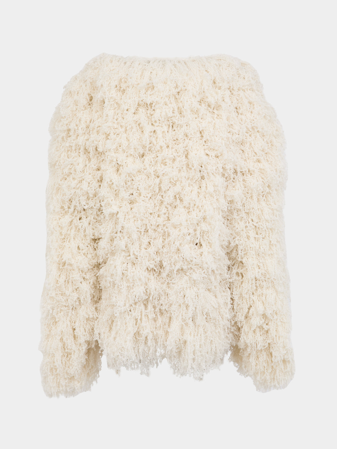 Ryan Roche - Furry Cashmere Cardigan | Size: S -  - ABASK