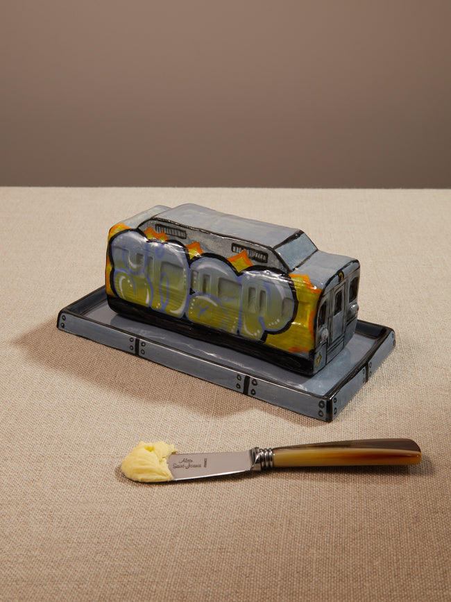 The Village Potter x Roberto Lugo - Septa Ceramic Butter Dish -  - ABASK