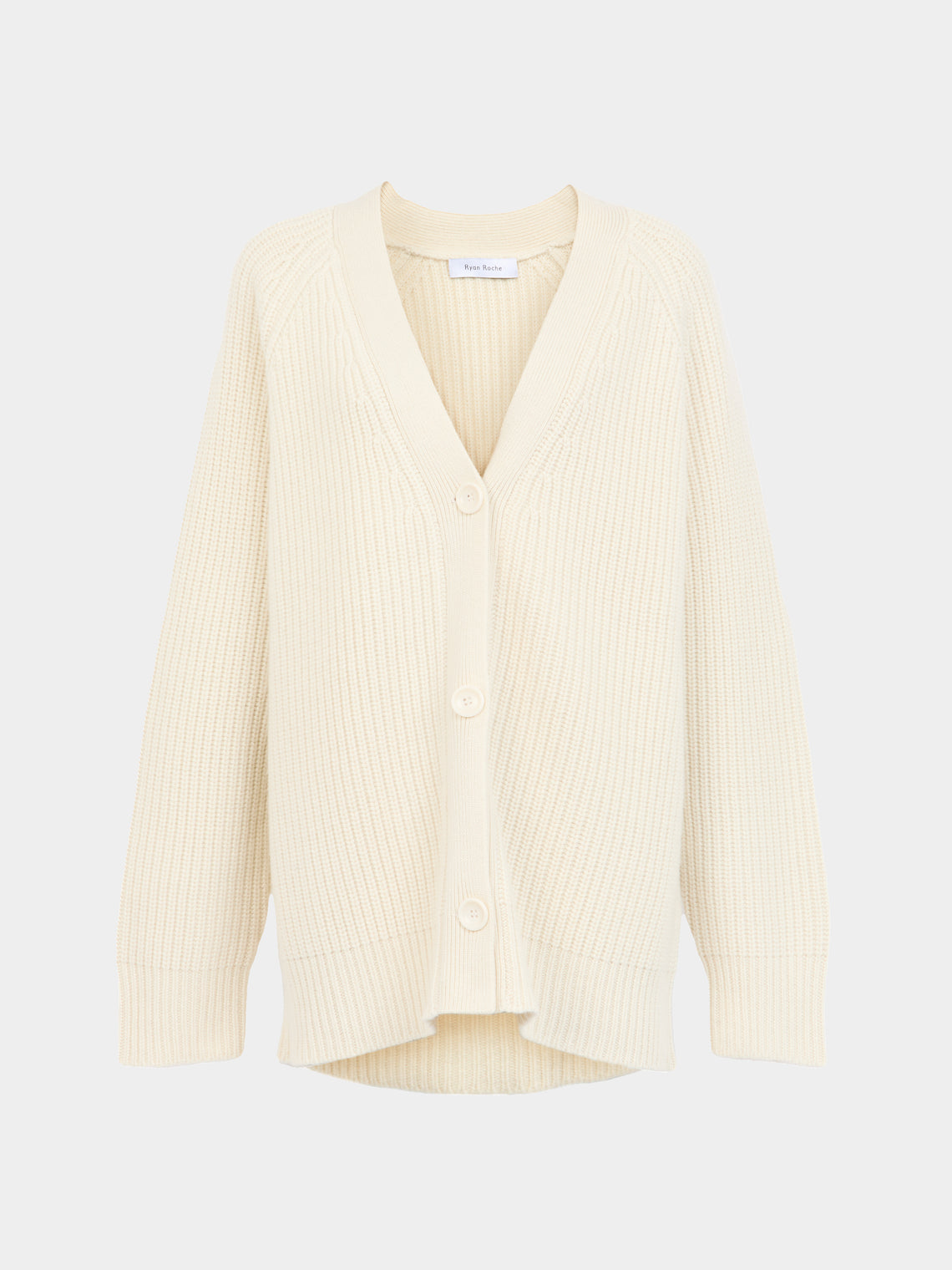 Ryan Roche - Cashmere Oversized Cardigan | Size: XS -  - ABASK - 