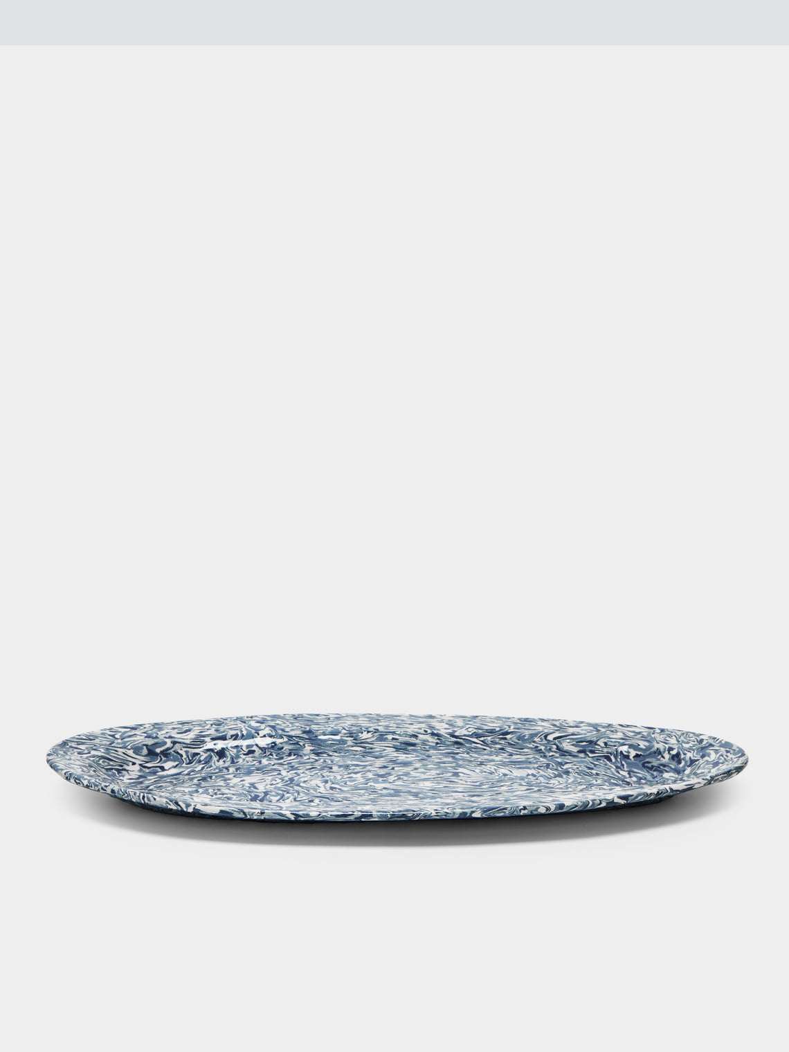 ABASK Aptware - Marbled Ceramic Oval Serving Dish -  - ABASK