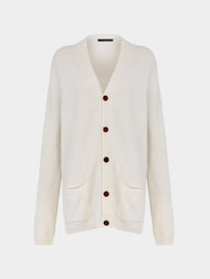 Denis Colomb - Cashmere Boyfriend Cardigan -  - ABASK - 