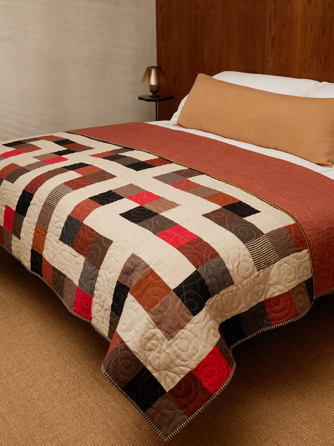 Pemberton Qwilts - Kuba Meander Patchwork Quilt -  - ABASK