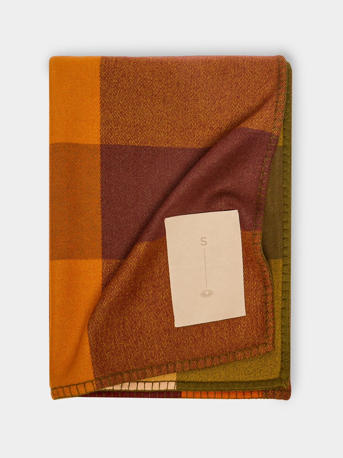 Studio Shamshiri x ABASK - Handwoven Cashmere Bold-Stripe Blanket (79in/2m) -  - ABASK