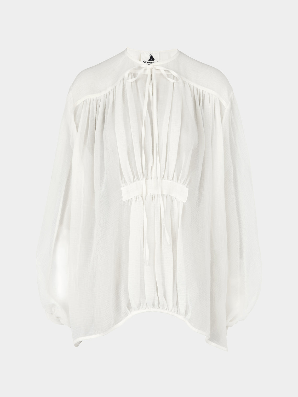 Les Vacances D'Irina - The Hazy Nipple Cotton Shirt | One Size -  - ABASK - 