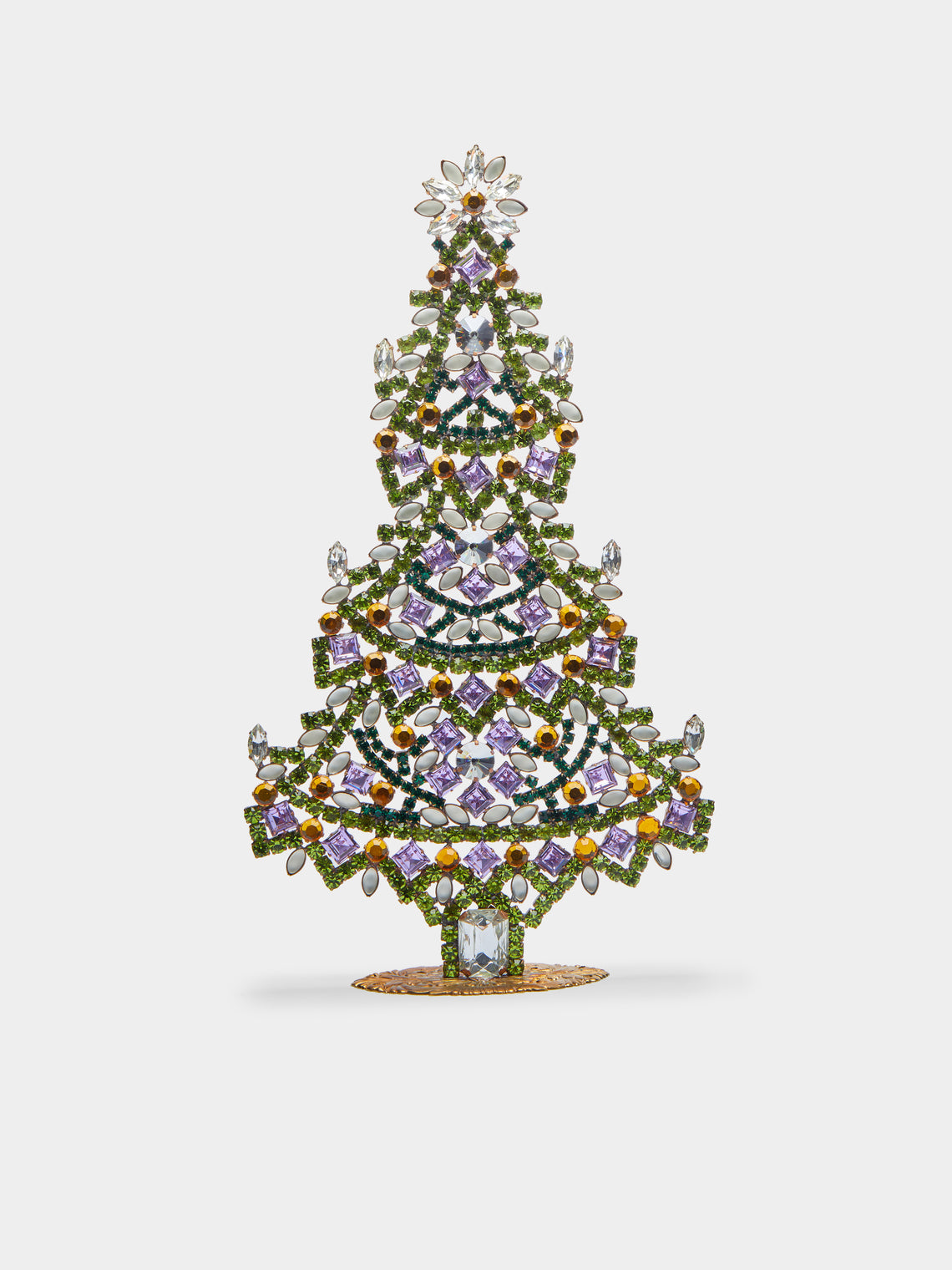 Antique and Vintage - 1930s Czech Jewelled Large Christmas Tree -  - ABASK - 