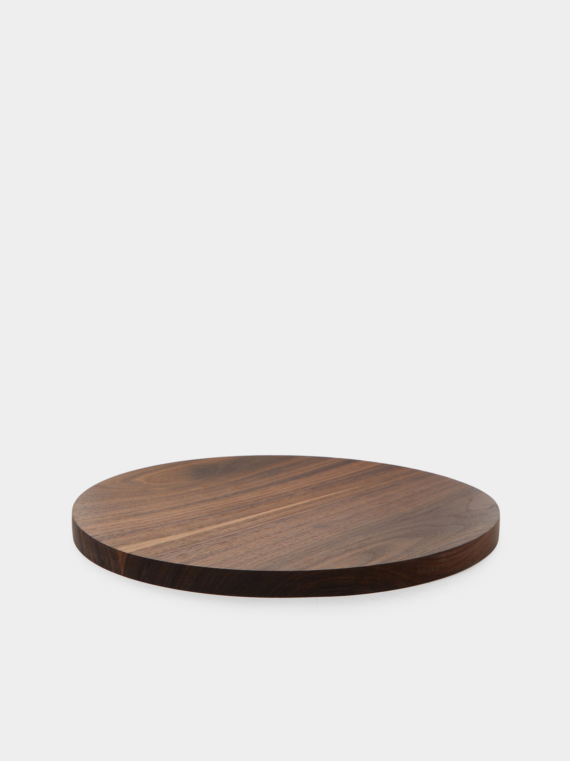 Woodworks by Ted Todd - Round Charcuterie Board in 1860s Walnut -  - ABASK