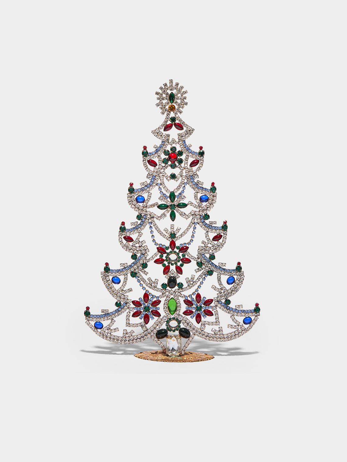 Antique and Vintage - 1930s Czech Jewelled Large Christmas Tree -  - ABASK - 