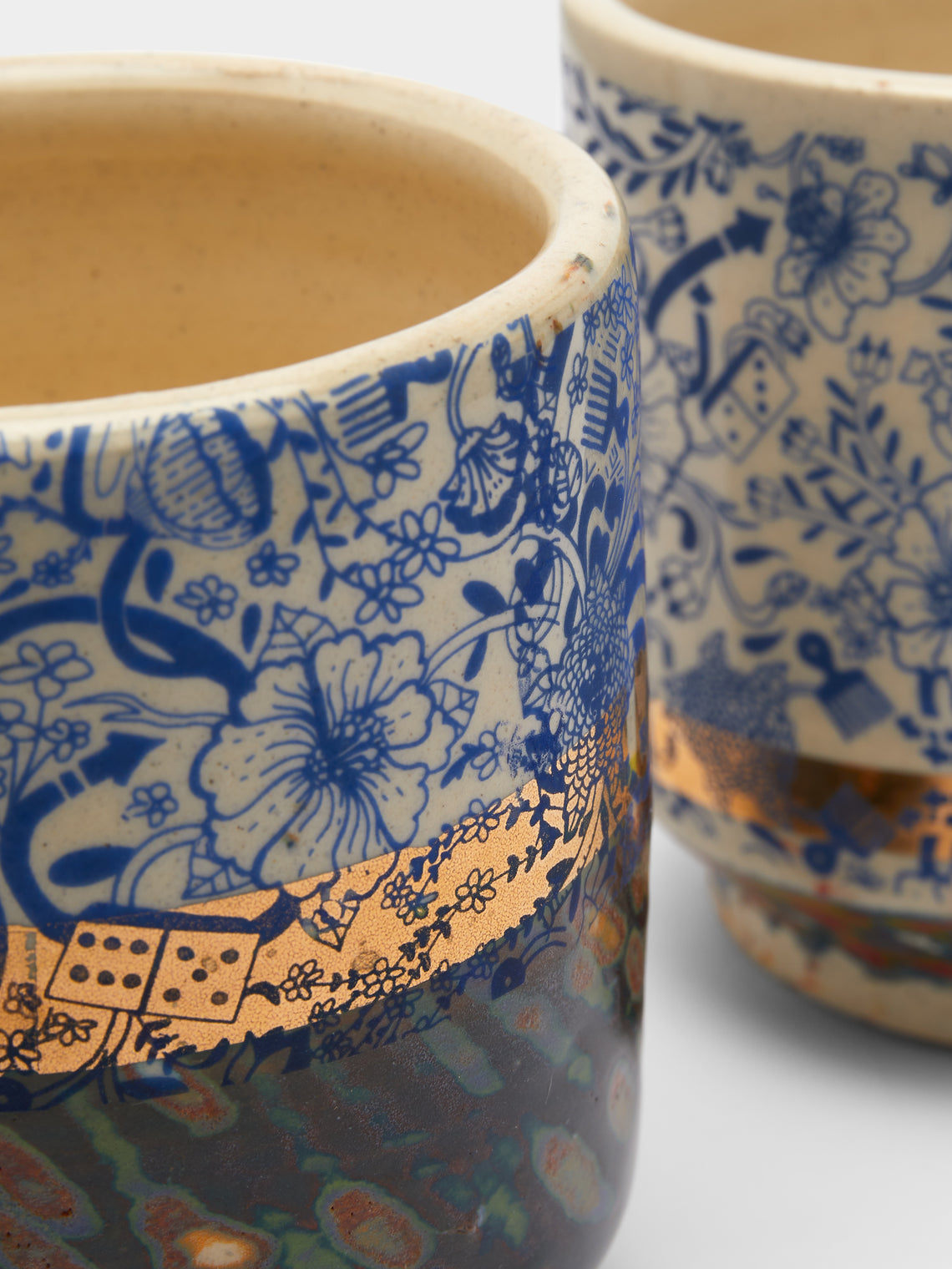 The Village Potter x Roberto Lugo - Edition 92 and 117 Ceramic Cups (Set of 2) -  - ABASK