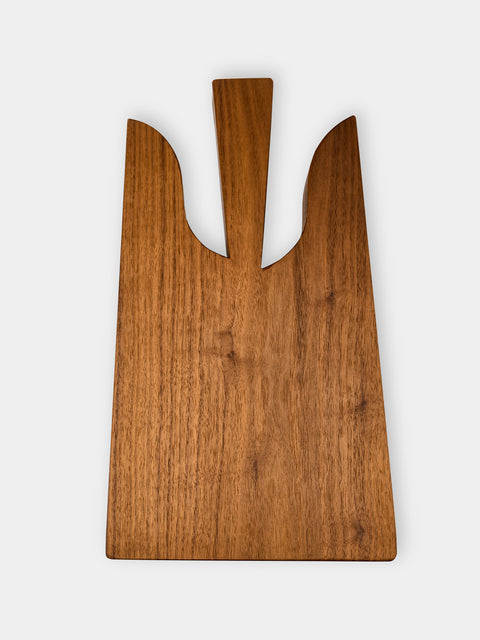 Riccardo Monte - Hand-Carved Walnut Large Serving Board -  - ABASK - 