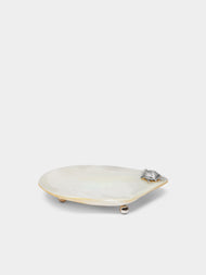 Objet Luxe - Silver-Plated and Mother-of-Pearl Plate -  - ABASK - 