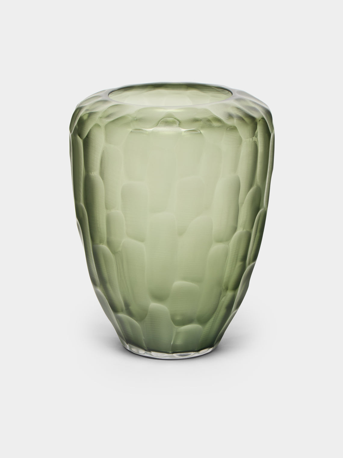 Micheluzzi Glass - Goccia Bamboo Hand-Blown Murano Glass Tall Vase -  - ABASK - 