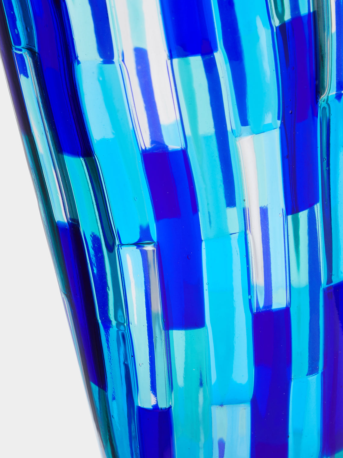 F&M Ballarin - Acquamarina Hand-Blown Murano Glass Vase -  - ABASK