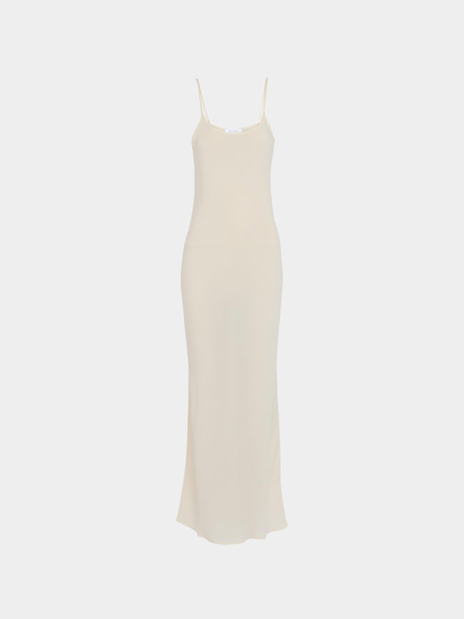 Ryan Roche - Silk Slip Dress | Size: L -  - ABASK - 