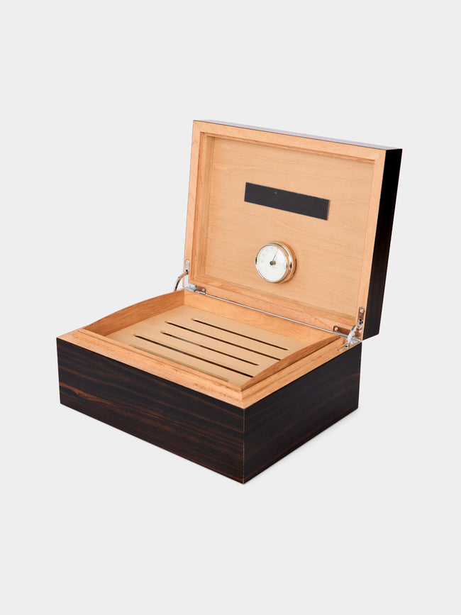 Riviere - Rieti Ebony Humidor Case (50 Cigars) -  - ABASK