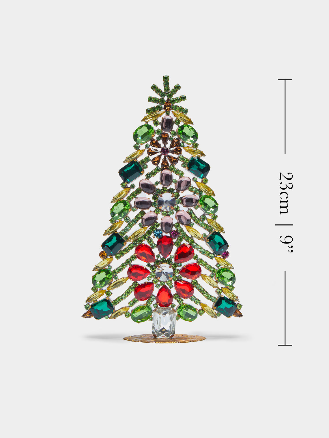 Antique and Vintage - 1930s Czech Jewelled Medium Christmas Tree -  - ABASK