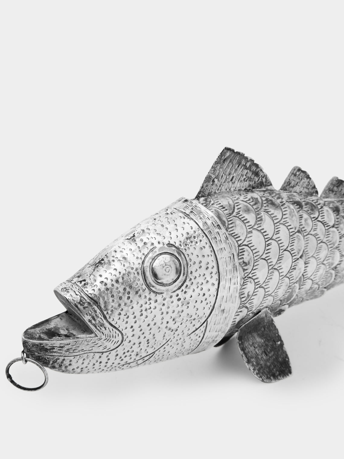 Antique and Vintage - 1900s Solid Silver Fish -  - ABASK