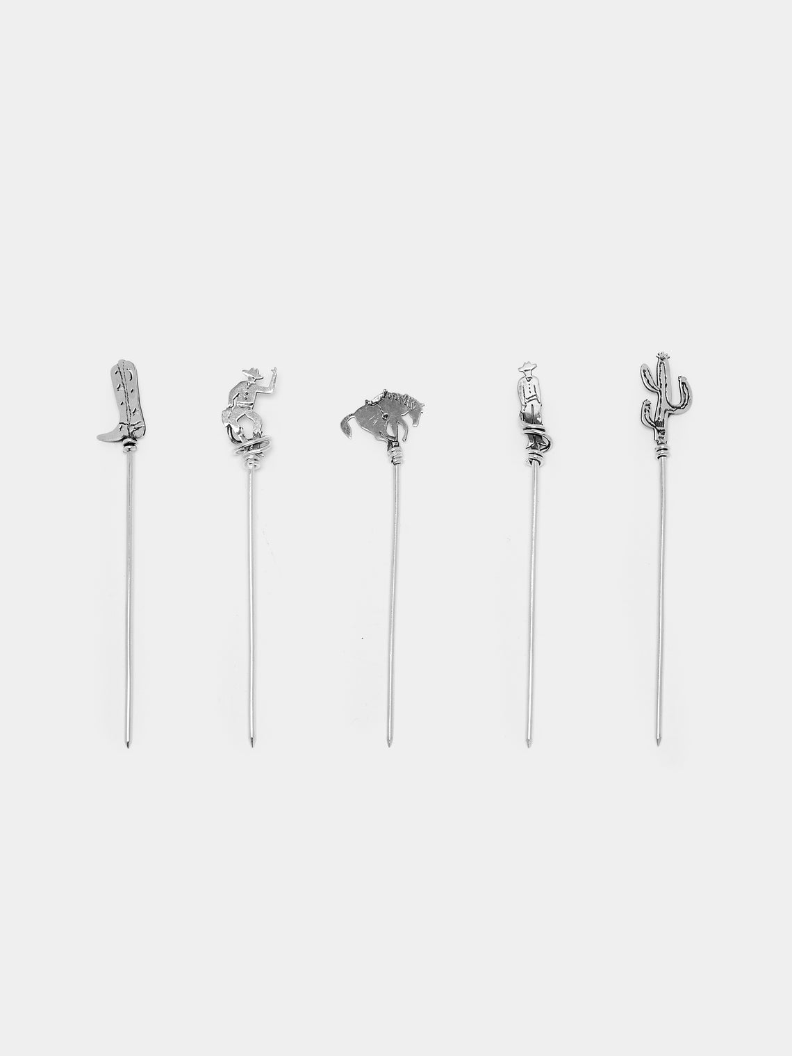 Heath Wagoner - Marfa Sterling Silver Cocktail Picks -  - ABASK - 