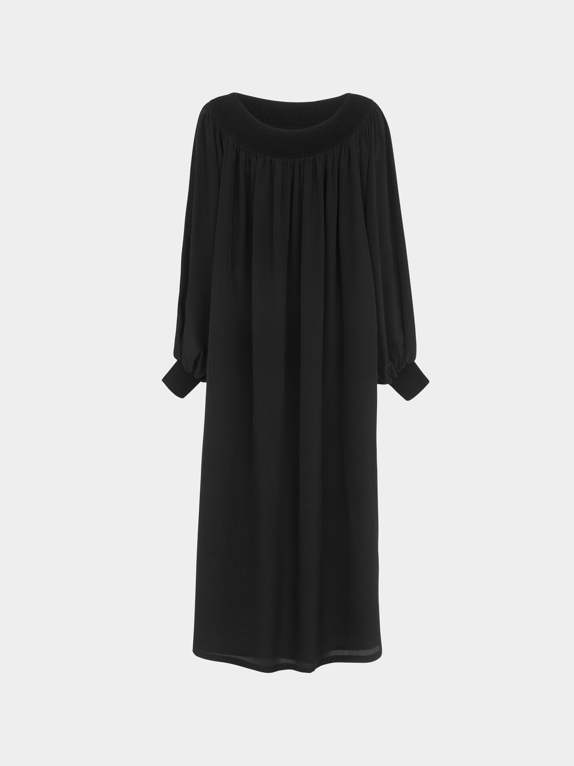 Ryan Roche - Silk and Cashmere Long Dress | Size: S -  - ABASK