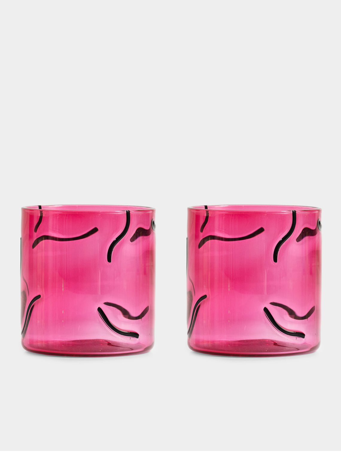 Cedric Mitchell - Enjoué Hand-Blown Glass Tumblers (Set of 2) -  - ABASK