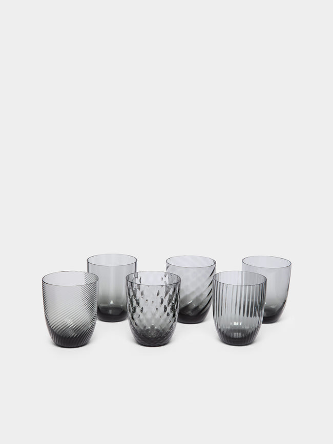 NasonMoretti - Idra Hand-Blown Murano Glass Tumblers (Set of 6) -  - ABASK - 