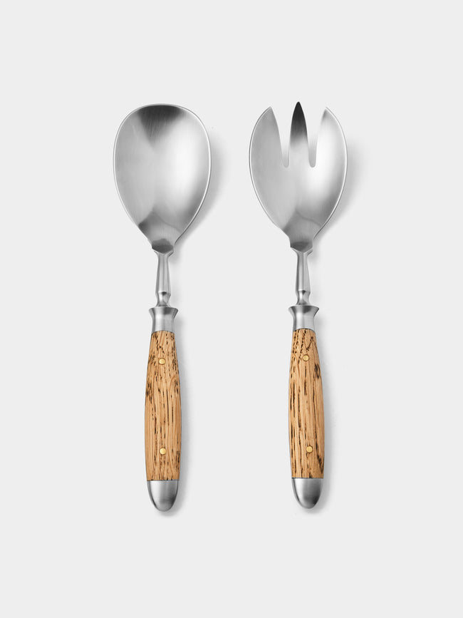 Eichenlaub - Light Oak Old German Salad Servers (Set of 2) -  - ABASK - 