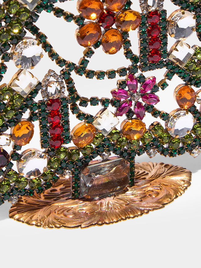 Antique and Vintage - 1930s Czech Jewelled Large Christmas Tree -  - ABASK