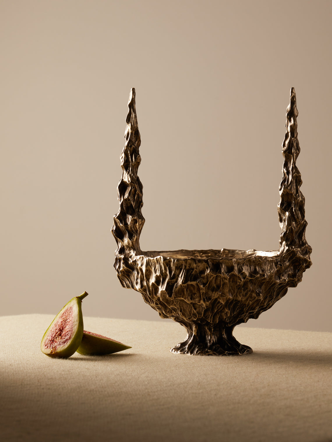 William Guillon - Omnia Vanitas Hand-Sculpted Bronze Bowl -  - ABASK