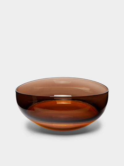 Stewart Hearn - Oval Encalmo Hand-Blown Glass Small Bowl -  - ABASK - 