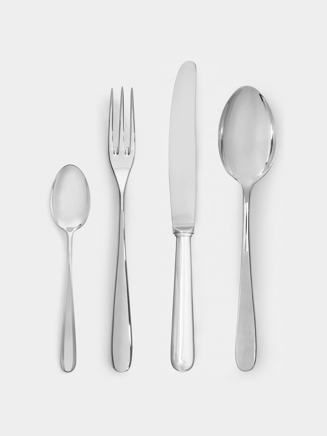 Zanetto - Miroir Silver-Plated Dinner Cutlery (Set of 4) -  - ABASK - 