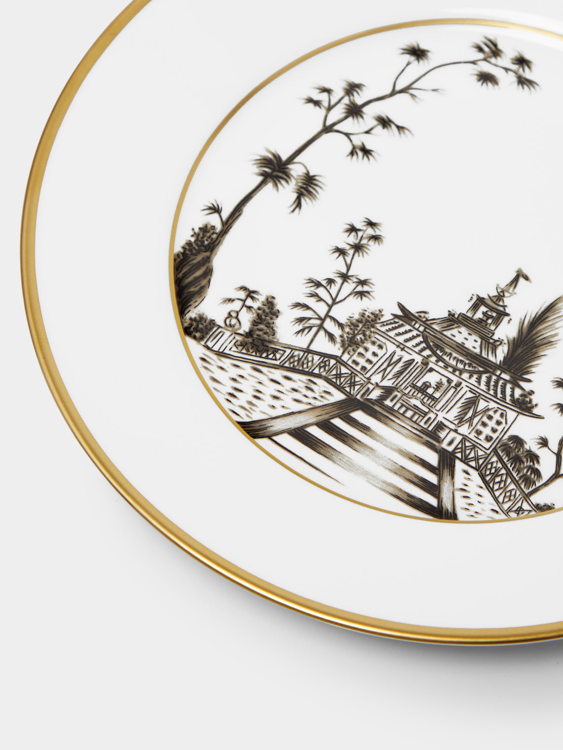 Pinto Paris - Vieux Kyoto Porcelain Dessert Plate -  - ABASK