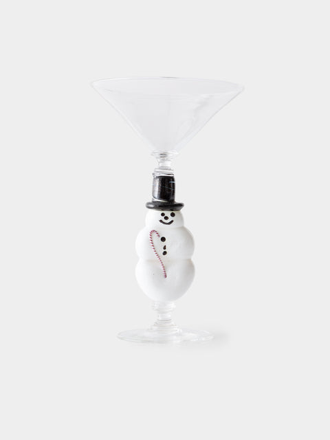 Richard Marquis x Dante Marioni - 2006 Frosty Hand-Blown Martini Glass -  - ABASK - 