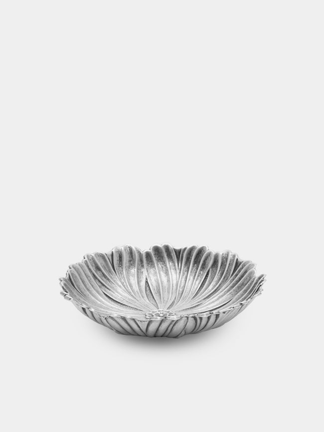 Antique and Vintage - 1970s Buccellati Solid Silver Floral Dish -  - ABASK - 