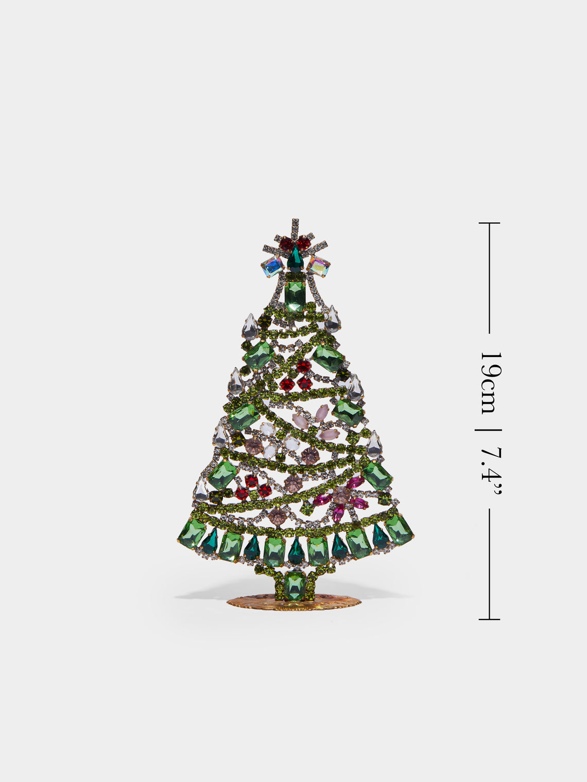 Antique and Vintage - 1930s Czech Jewelled Small Christmas Tree -  - ABASK