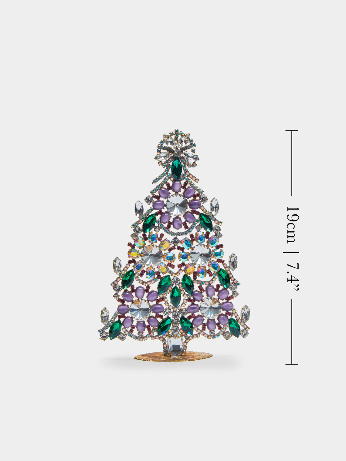 Antique and Vintage - 1930s Czech Jewelled Small Christmas Tree -  - ABASK