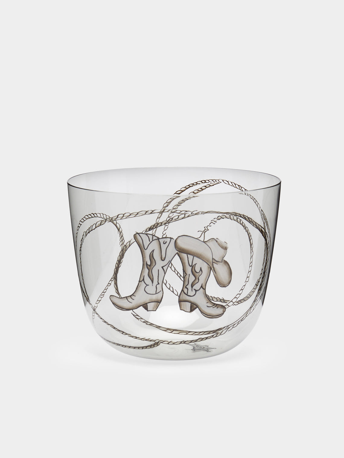 Lobmeyr - Marfa Hand-Painted Crystal Tumbler -  - ABASK - 