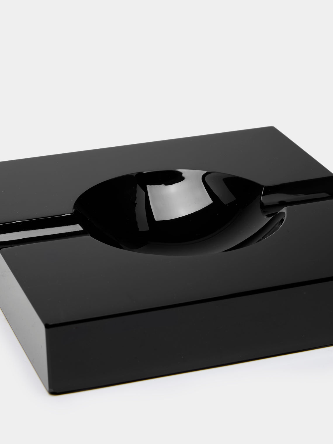 Cub-ar - Vahakn Obsidian Double Ashtray -  - ABASK