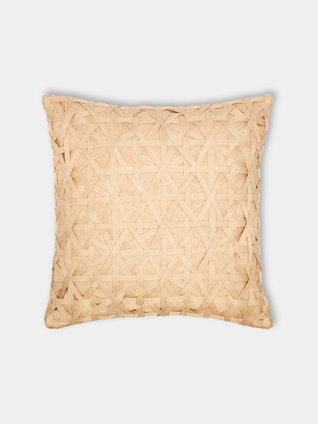 KUBO Curated - Basket Weave Palm Cushion -  - ABASK - 